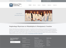 Website Design - Delaware Valley Nephrology